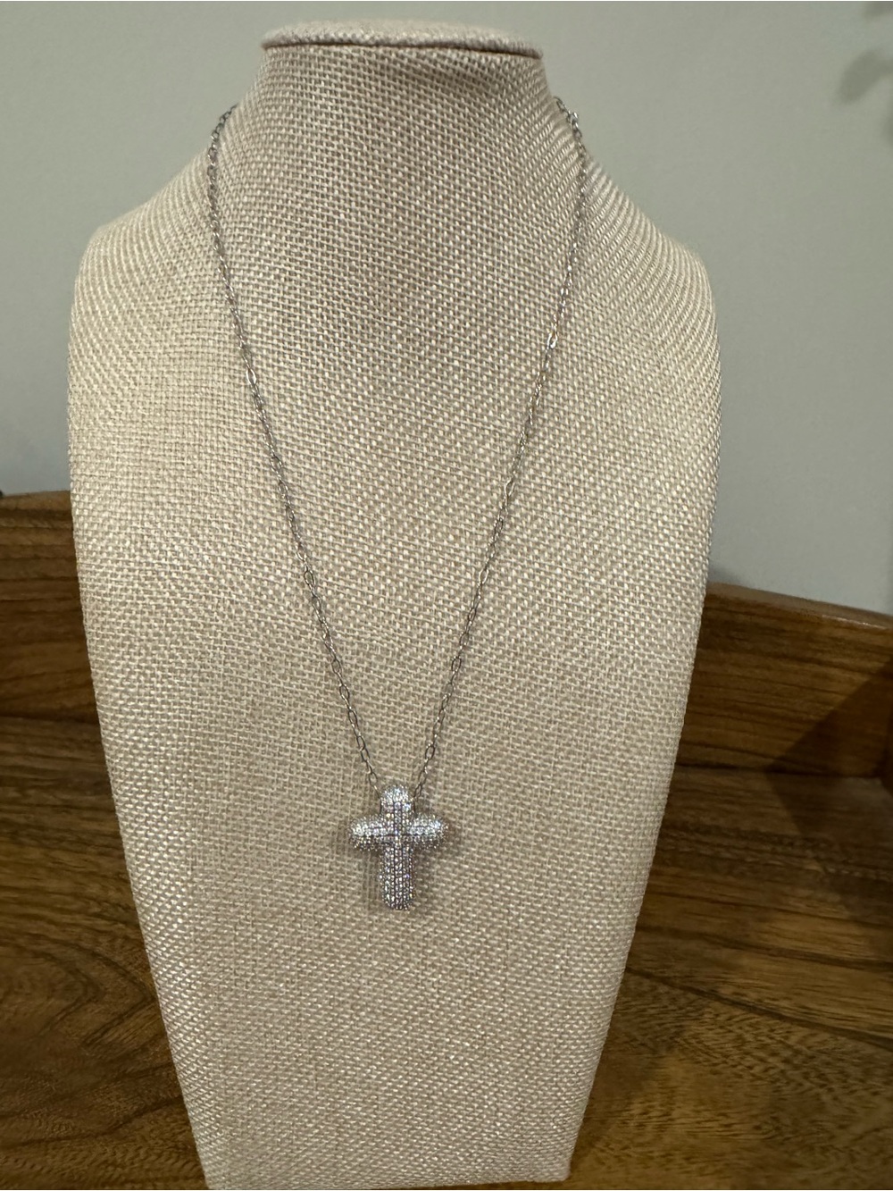 Treasure Jewels Faithful Glow Silver Cross Necklace - Women